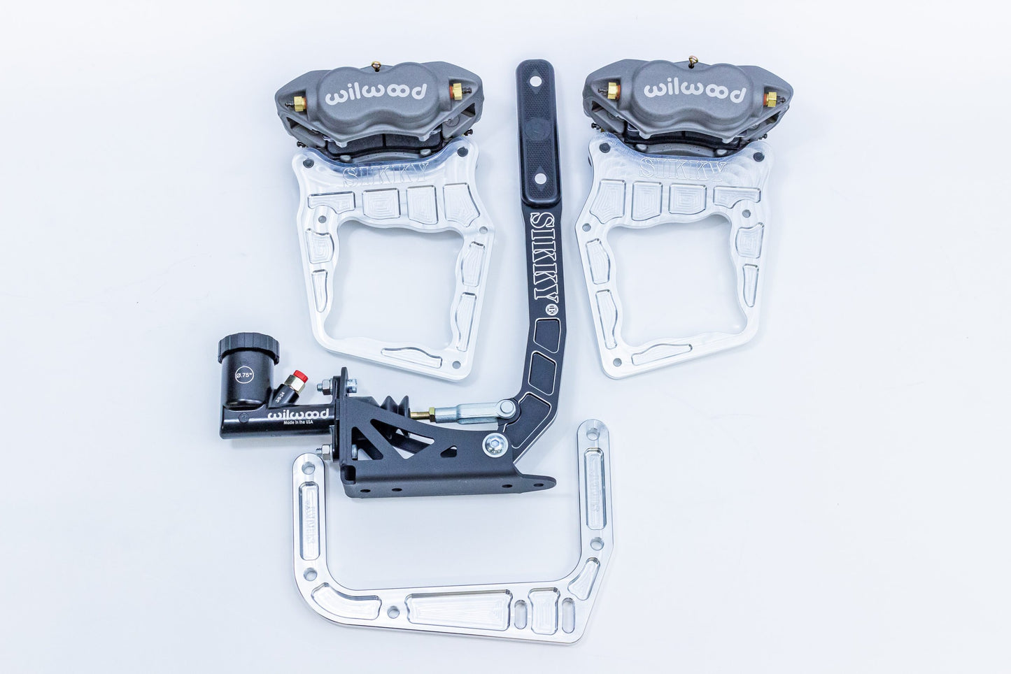 Dual Caliper Bracket kit for S550 Mustang GT